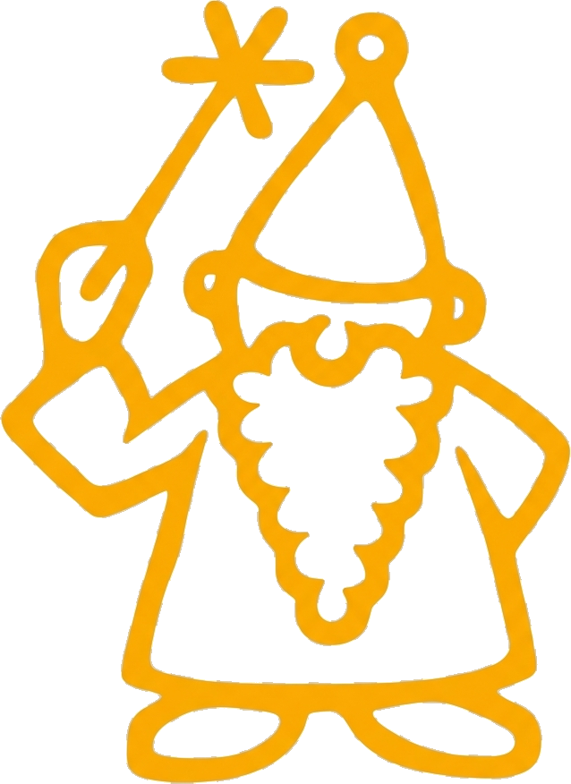 Hail Magic wizard logo